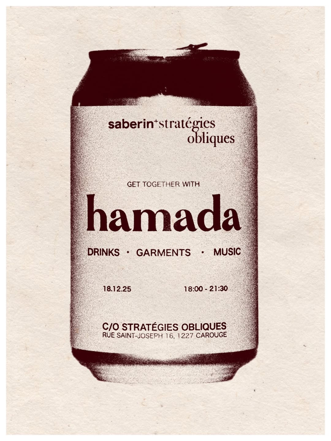 Hamada & Saberin+ @ Stratégies Obliques